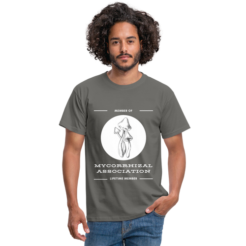 Member of Mycorrhizal Association - Men's T-Shirt - graphite grey