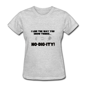 No-Dig-ity! - Women’s T-Shirt - heather grey