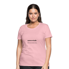 Nematode (definition) - Women’s Premium T-Shirt - rose shadow