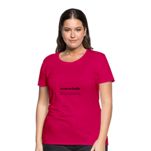 Nematode (definition) - Women’s Premium T-Shirt - dark pink