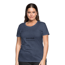 Nematode (definition) - Women’s Premium T-Shirt - heather blue