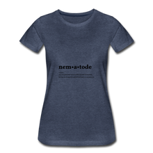 Nematode (definition) - Women’s Premium T-Shirt - heather blue
