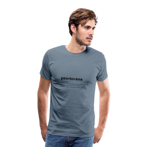 Protozoa (definition) - Men’s Premium T-Shirt - steel blue
