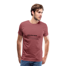 Protozoa (definition) - Men’s Premium T-Shirt - washed burgundy