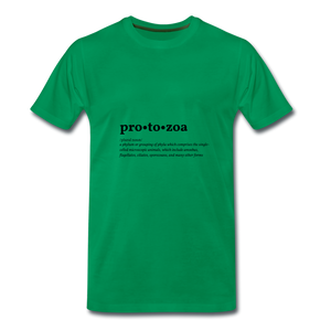 Protozoa (definition) - Men’s Premium T-Shirt - kelly green