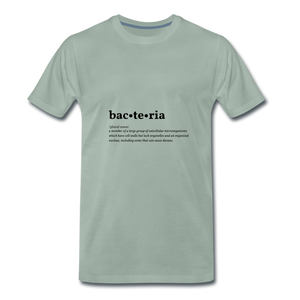 Bacteria (definition) - Men’s Premium T-Shirt - steel green