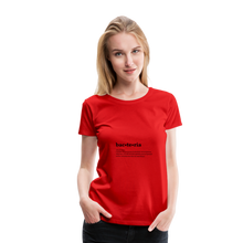 Bacteria (definition) - Women’s Premium T-Shirt - red