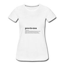 Protozoa (definition) - Women’s Premium T-Shirt - white
