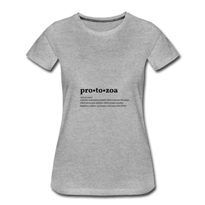 Protozoa (definition) - Women’s Premium T-Shirt - heather grey
