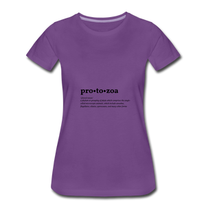 Protozoa (definition) - Women’s Premium T-Shirt - purple