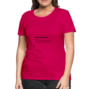 Protozoa (definition) - Women’s Premium T-Shirt - dark pink