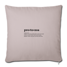 Protozoa (definition) - Sofa pillowcase 17,3'' x 17,3'' (45 x 45 cm) - light taupe