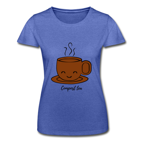 Compost Tea - Women’s T-Shirt - heather blue