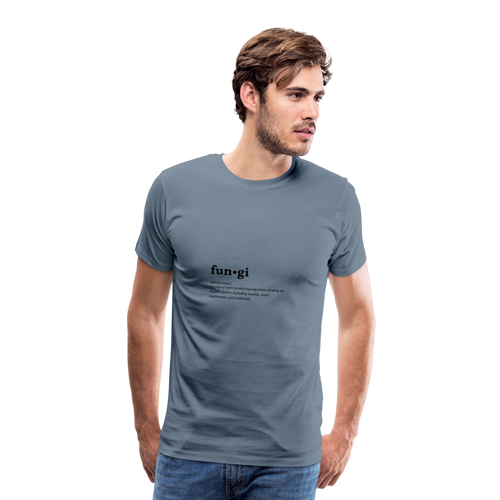 Fungi (definition) - Men’s Premium T-Shirt - steel blue