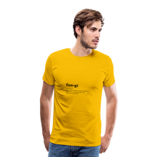 Fungi (definition) - Men’s Premium T-Shirt - sun yellow
