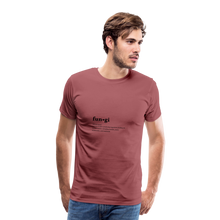 Fungi (definition) - Men’s Premium T-Shirt - washed burgundy