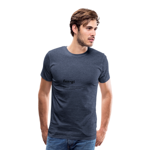 Fungi (definition) - Men’s Premium T-Shirt - heather blue