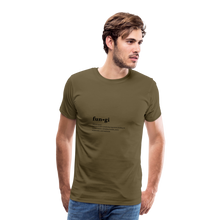 Fungi (definition) - Men’s Premium T-Shirt - khaki