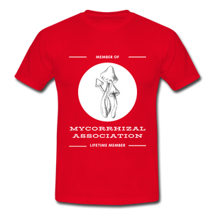 Member of Mycorrhizal Association - Men's T-Shirt - red