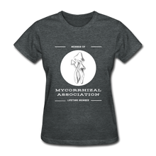 Member of Mycorrhizal Association - Women’s T-Shirt - dark heather grey
