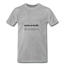 Nematode (definition) - Men’s Premium T-Shirt - heather grey