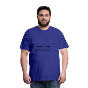Nematode (definition) - Men’s Premium T-Shirt - royal blue