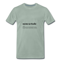 Nematode (definition) - Men’s Premium T-Shirt - steel green