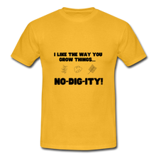 No-dig-ity! - Men's T Shirt - yellow
