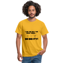 No-dig-ity! - Men's T Shirt - yellow