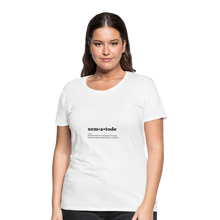 Nematode (definition) - Women’s Premium T-Shirt - white