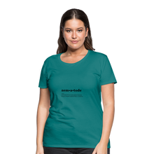 Nematode (definition) - Women’s Premium T-Shirt - diva blue