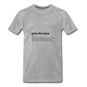Protozoa (definition) - Men’s Premium T-Shirt - heather grey