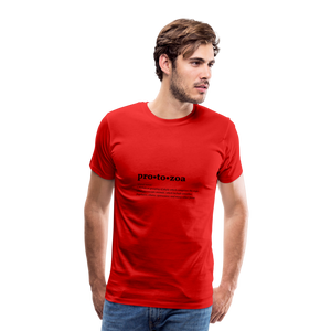 Protozoa (definition) - Men’s Premium T-Shirt - red
