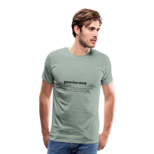 Protozoa (definition) - Men’s Premium T-Shirt - steel green