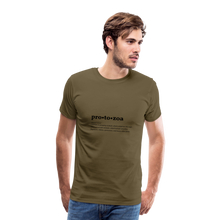 Protozoa (definition) - Men’s Premium T-Shirt - khaki