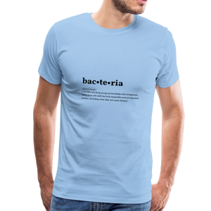 Bacteria (definition) - Men’s Premium T-Shirt - sky