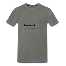 Bacteria (definition) - Men’s Premium T-Shirt - asphalt