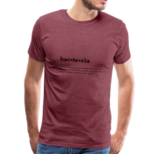 Bacteria (definition) - Men’s Premium T-Shirt - heather burgundy