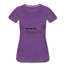 Bacteria (definition) - Women’s Premium T-Shirt - purple
