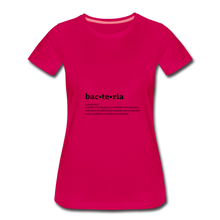 Bacteria (definition) - Women’s Premium T-Shirt - dark pink