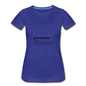 Protozoa (definition) - Women’s Premium T-Shirt - royal blue