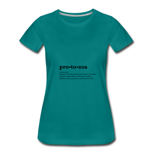 Protozoa (definition) - Women’s Premium T-Shirt - diva blue