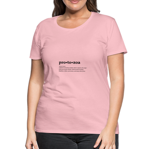 Protozoa (definition) - Women’s Premium T-Shirt - rose shadow
