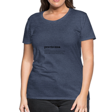 Protozoa (definition) - Women’s Premium T-Shirt - heather blue