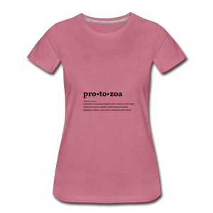 Protozoa (definition) - Women’s Premium T-Shirt - mauve