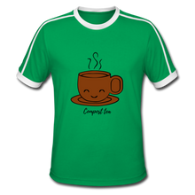 Compost Tea - Men's Retro T-Shirt - kelly green/white