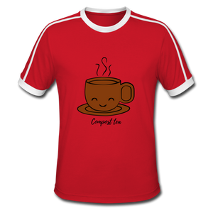 Compost Tea - Men's Retro T-Shirt - red/white