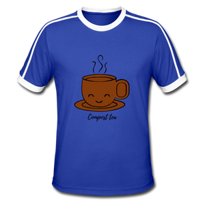 Compost Tea - Men's Retro T-Shirt - royal/white