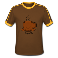 Compost Tea - Men's Retro T-Shirt - chocolate/sun